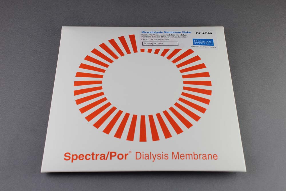 Dialysis Membrane Discs for Buttons