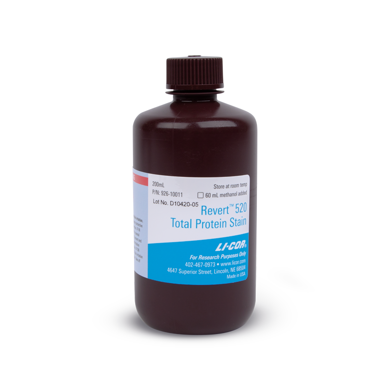 Revert™  520 Total Protein Stain for Western Blot Normalization
