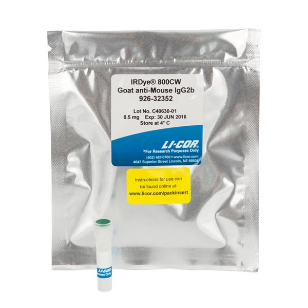 IRDye® 800CW Goat anti-Mouse IgG2b-Specific Secondary Antibody