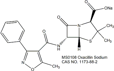 Oxacillin Sodium 苯唑西林钠抗生素