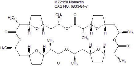 Nonactin 无活菌素 钾离子载体