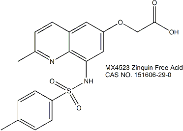 Zinquin Free Acid 锌离子荧光探针 染色剂