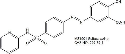 Sulfasalazine 柳氮磺吡啶(NF-κB抑制剂)