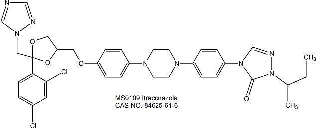 Itraconazole 伊曲康唑(抗真菌剂)