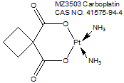 Carboplatin 卡铂 （DNA交联剂）