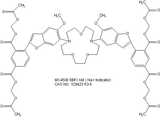 SBFI AM（ Na+ Indicator） 钠离子荧光探针