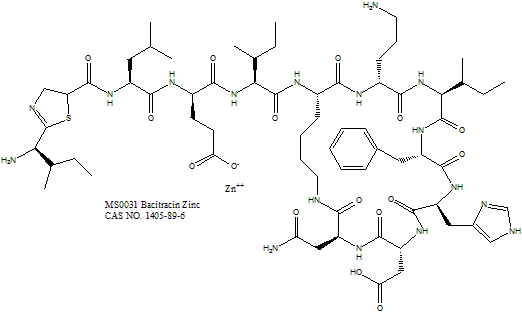 Bacitracin Zinc Salt 杆菌肽锌 抗生素