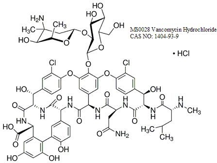 Vancomycin Hydrochloride 盐酸万古霉素